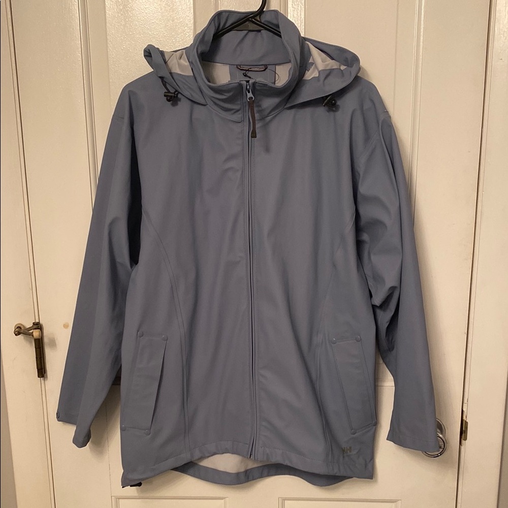 Helly Hansen Light Blue Hooded Jacket